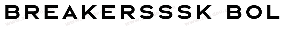 BreakersSSK Bold字体转换